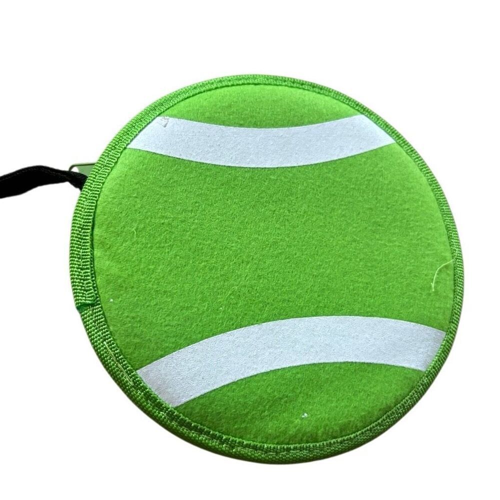 Green Tennis Ball CD Case Holds 12